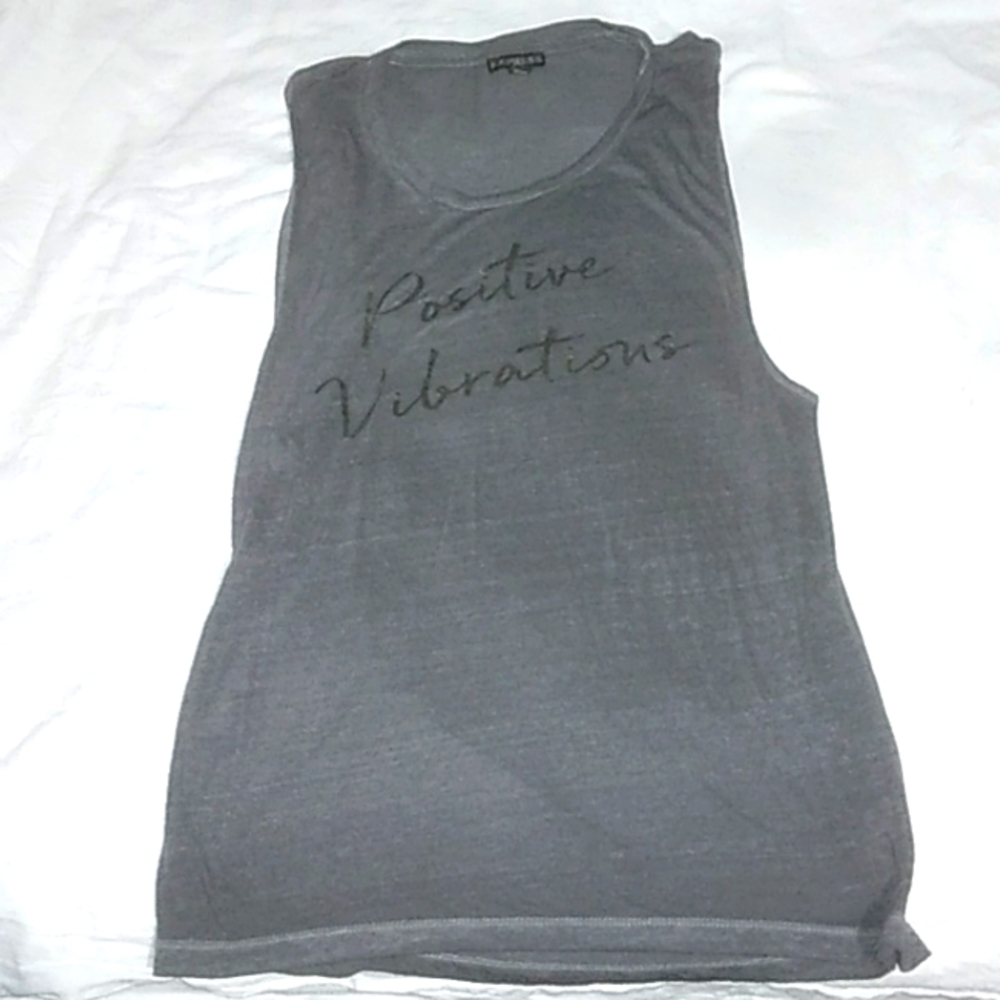 Ladies Express Sleeveless Logo T-Shirt
